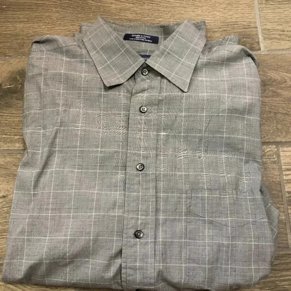 Daniel Cremieux long sleeve button front Shirt men's large preppy business